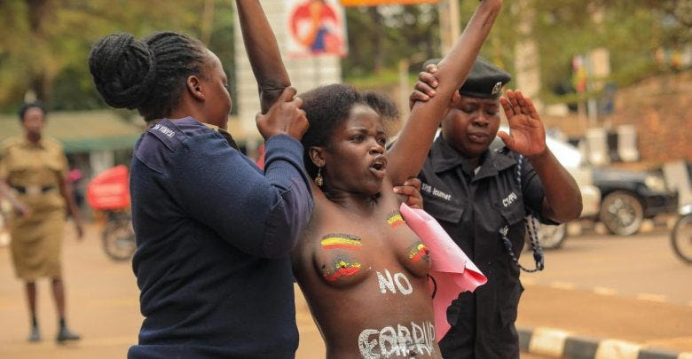 Ugandan nude protester wins top EU human rights award